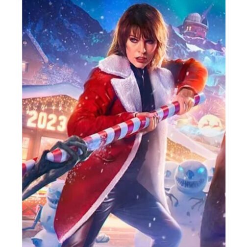 World of Tanks Holiday Ops Milla Jovovich Red Coat - Image 4