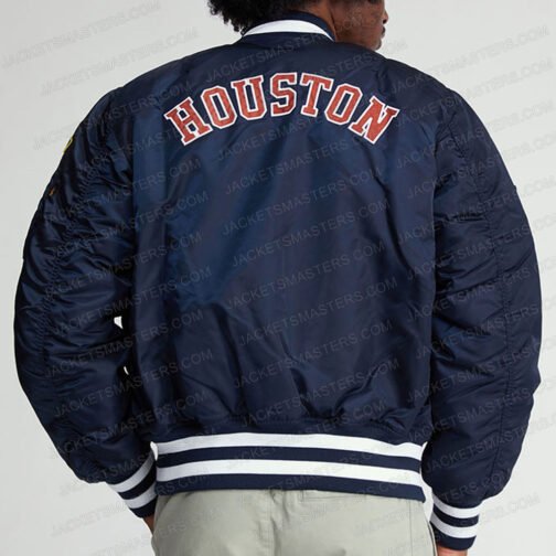 Kate Upton Houston Astros World Series 2022 Blue Jacket - Image 6