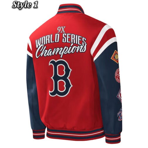World Series Champions Boston Red Sox Red/Blue Jacket - Image 3