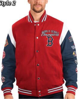 World Series Champions Boston Red Sox Red/Blue Jacket