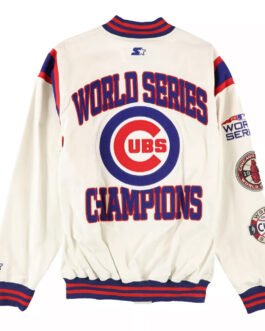 World Series Champions Chicago Cubs Off White Jacket