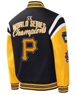 World Series Champions Pittsburgh Pirates Varsity Satin Jacket