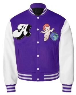 Varsity Worldwide Cherub A Few Good Kids Wool/Leather Jacket