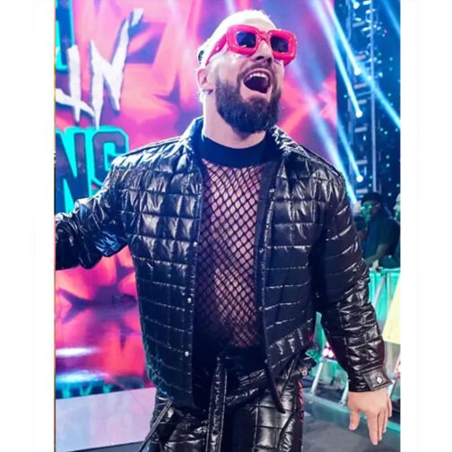 Raw Seth Rollins Quilted Jacket - Image 2