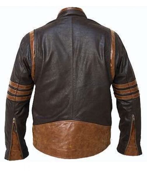 Wolverine X Men Origins Leather Jacket - Image 3