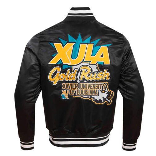 Xavier University of Louisiana Homecoming Rib Satin Jacket - Image 2
