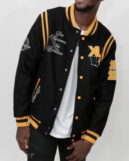 Xavier University Black Varsity Jacket