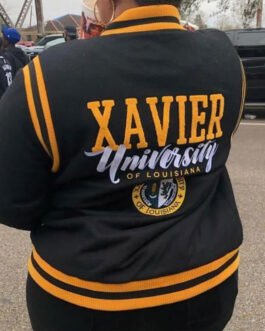 Xavier University Black Varsity Jacket