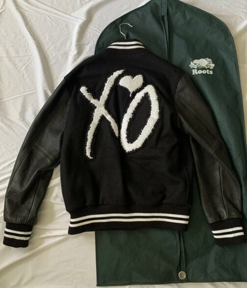 XO Tour Award The Weeknd Varsity Jacket - Image 5
