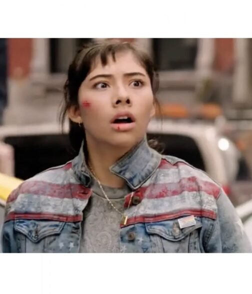 Xochitl Gomez Doctor Strange in the Multiverse of Madness Denim Blue Jacket - Image 20