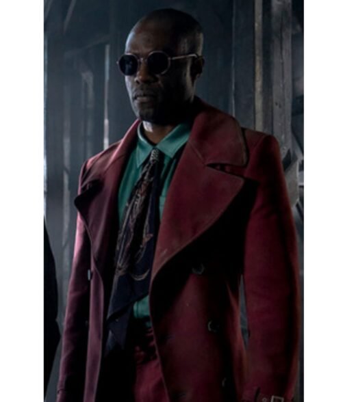 Yahya Abdul-Mateen II The Matrix Resurrections Pink Coat - Image 2