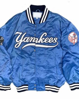 Yankees Satin Blue Jacket