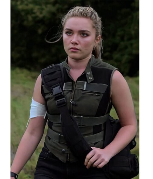 Black Widow Yelena Belova Green Cotton Vest - Image 2