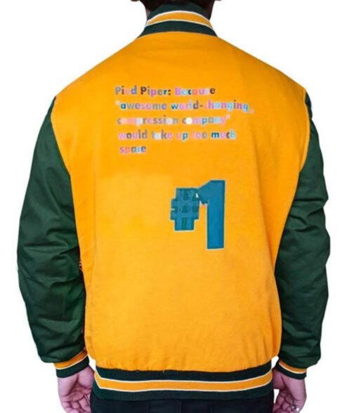 Zach Woods Silicon Valley Donald Dunn Varsity Jacket - Image 3