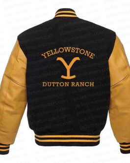 Yellowstone Varsity Black and Yellow Jacket