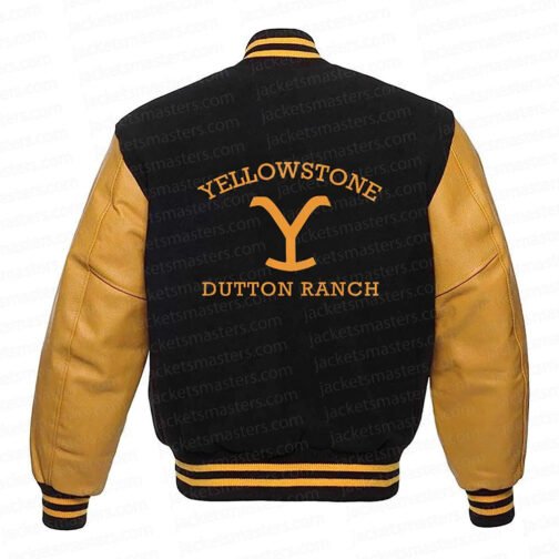 Yellowstone Varsity Black and Yellow Jacket