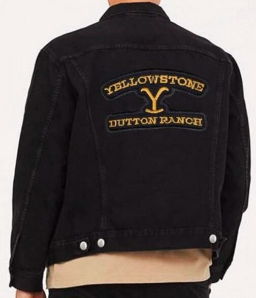 Yellowstone Dutton Ranch Black Jacket - Image 2