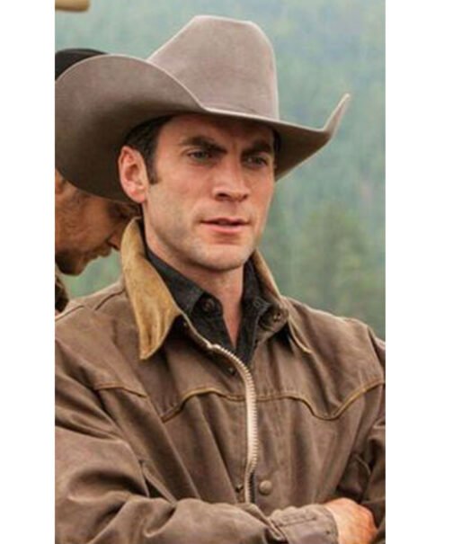 Yellowstone Wes Bentley Brown Leather Jacket - Image 3
