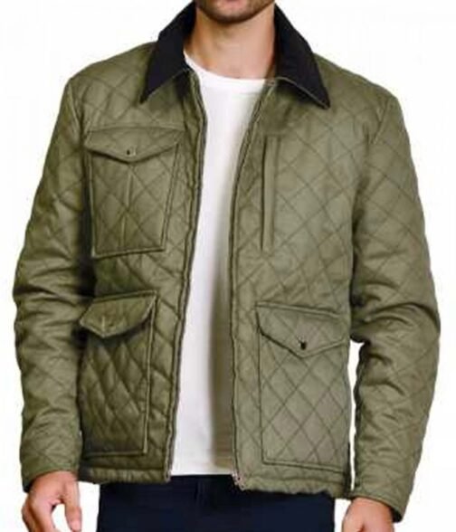 Yellowstone S04 Kevin Costner Green Jacket - Image 4