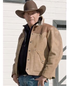 Kevin Costner Yellowstone Season 03 Leather Jacket