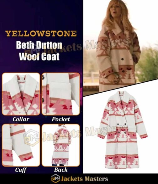Yellowstone Season 5 Kelly Reilly Coat - Image 21