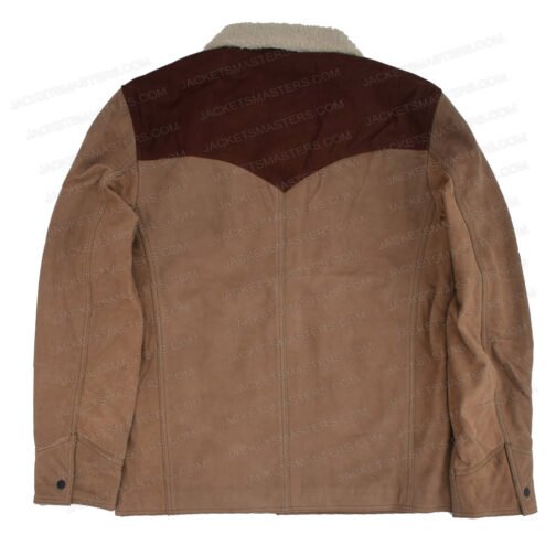 Kevin Costner Yellowstone Season 03 Leather Jacket - Image 3