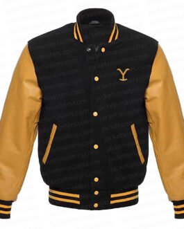 Yellowstone Varsity Black and Yellow Jacket