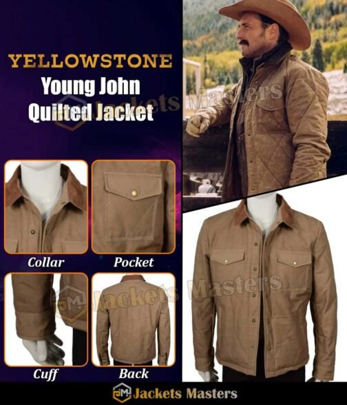 Yellowstone Season 04 Josh Lucas Brown Jacket - Image 12
