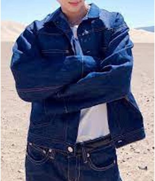 Yet To Come Kim Nam-Joon Denim Blue Jacket - Image 6