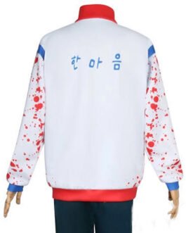 In-Soo Yoo All of Us Are Dead Bomber White Jacket