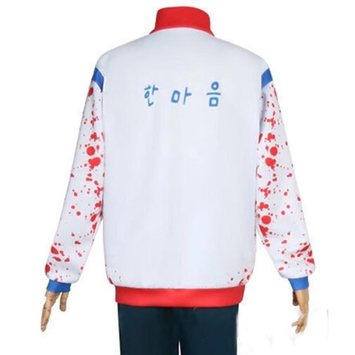 In-Soo Yoo All of Us Are Dead Bomber White Jacket - Image 2
