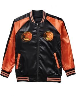 Embroidered You Can’t Kill The Bogeyman Halloween Satin Jacket