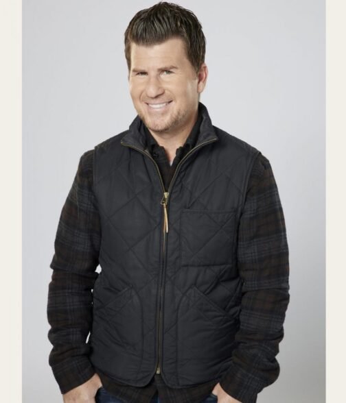You Me & The Christmas Jason Hervey Quilted Vest - Image 2