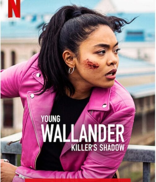 Kim Adis Young Wallander Pink Biker Leather Jacket - Image 2