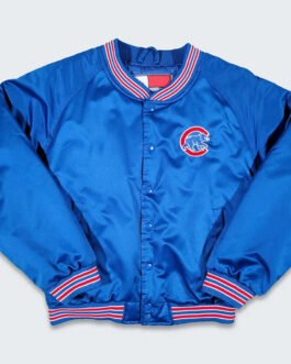 Chicago Cubs Youth Royal Satin Jacket