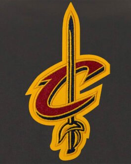Youth Cleveland Cavaliers Poly-Twill Black/Charcoal Jacket