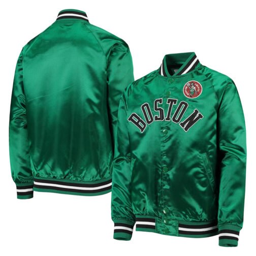 Boston Celtics Youth Hardwood Classics Jacket - Image 3
