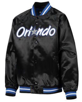 Black Orlando Magic Youth Hardwood Classics Jacket