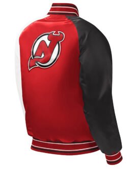 New Jersey Devils Youth Varsity Satin Jacket