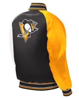 Youth Pittsburgh Penguins Varsity Satin Jacket