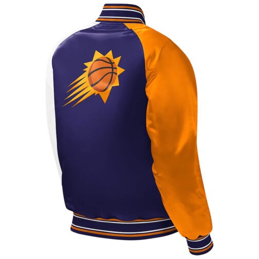Youth Raglan Phoenix Suns Purple Jacket - Image 2