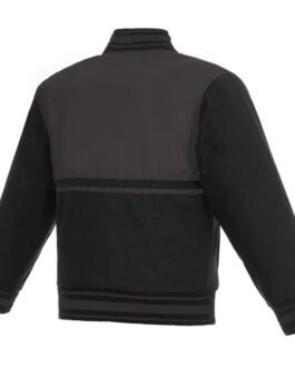 Youth San Jose Sharks Black Poly-Twill Jacket