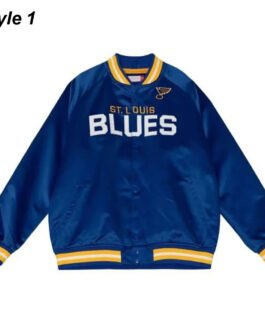 St. Louis Blues Youth Lightweight Satin Jacket