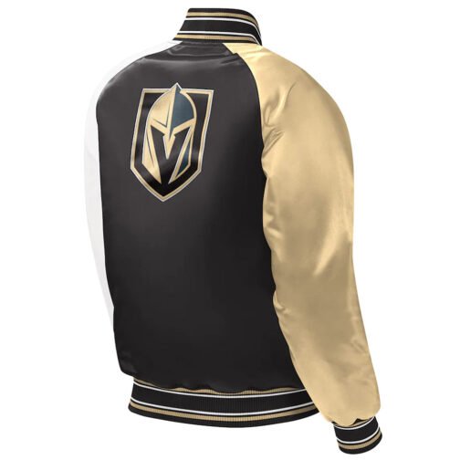 Youth Vegas Golden Knights Varsity Satin Jacket - Image 2
