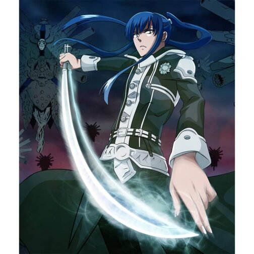 Yu Kanda D.Gray-Man Black Leather Coat - Image 2