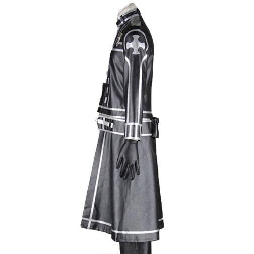 Yu Kanda D.Gray-Man Black Leather Coat - Image 5