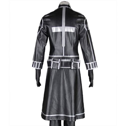 Yu Kanda D.Gray-Man Black Leather Coat - Image 3