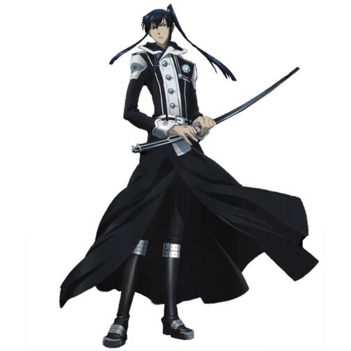 Yu Kanda D.Gray-Man Black Leather Coat - Image 8
