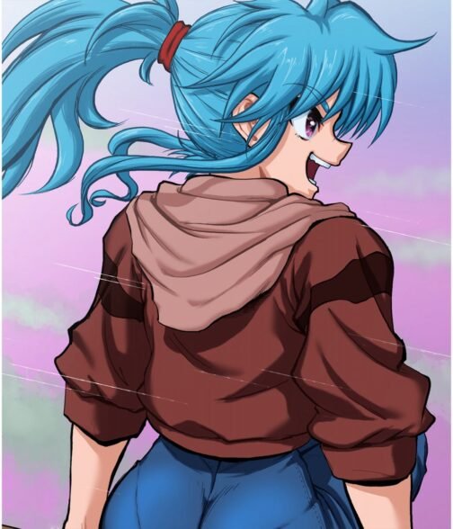 Botan Yu Yu Hakusho Fleece Brown Hoodie - Image 6