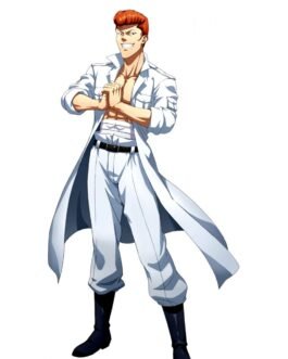 Kazuma Kuwabara Yu Yu Hakusho Cotton White Coat